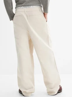Stretch recycled cotton chinos