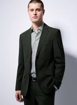 Stretch responsible wool jacket