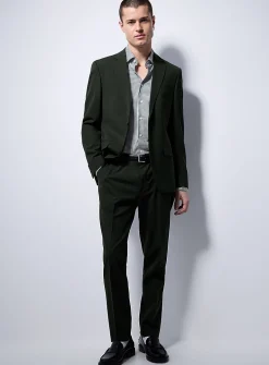 Stretch responsible wool jacket