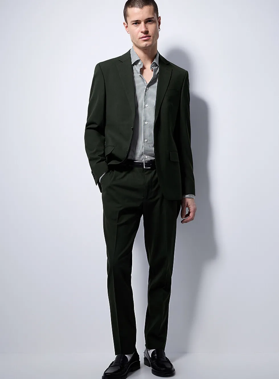 Stretch responsible wool jacket