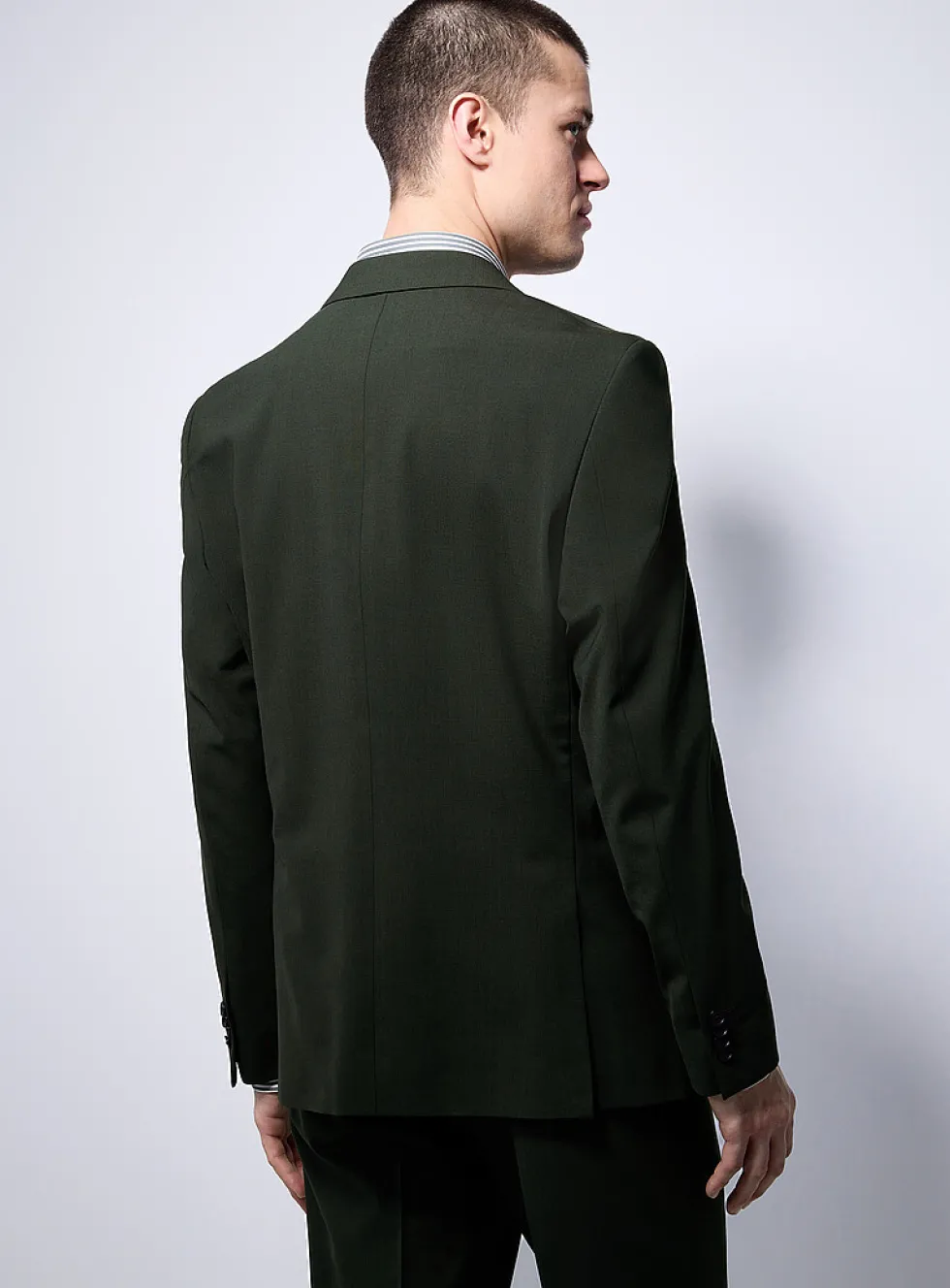 Stretch responsible wool jacket
