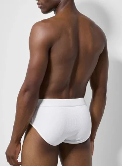 Stretch ribbed brief