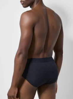 Stretch ribbed brief