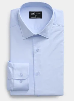 Stretch solid shirt