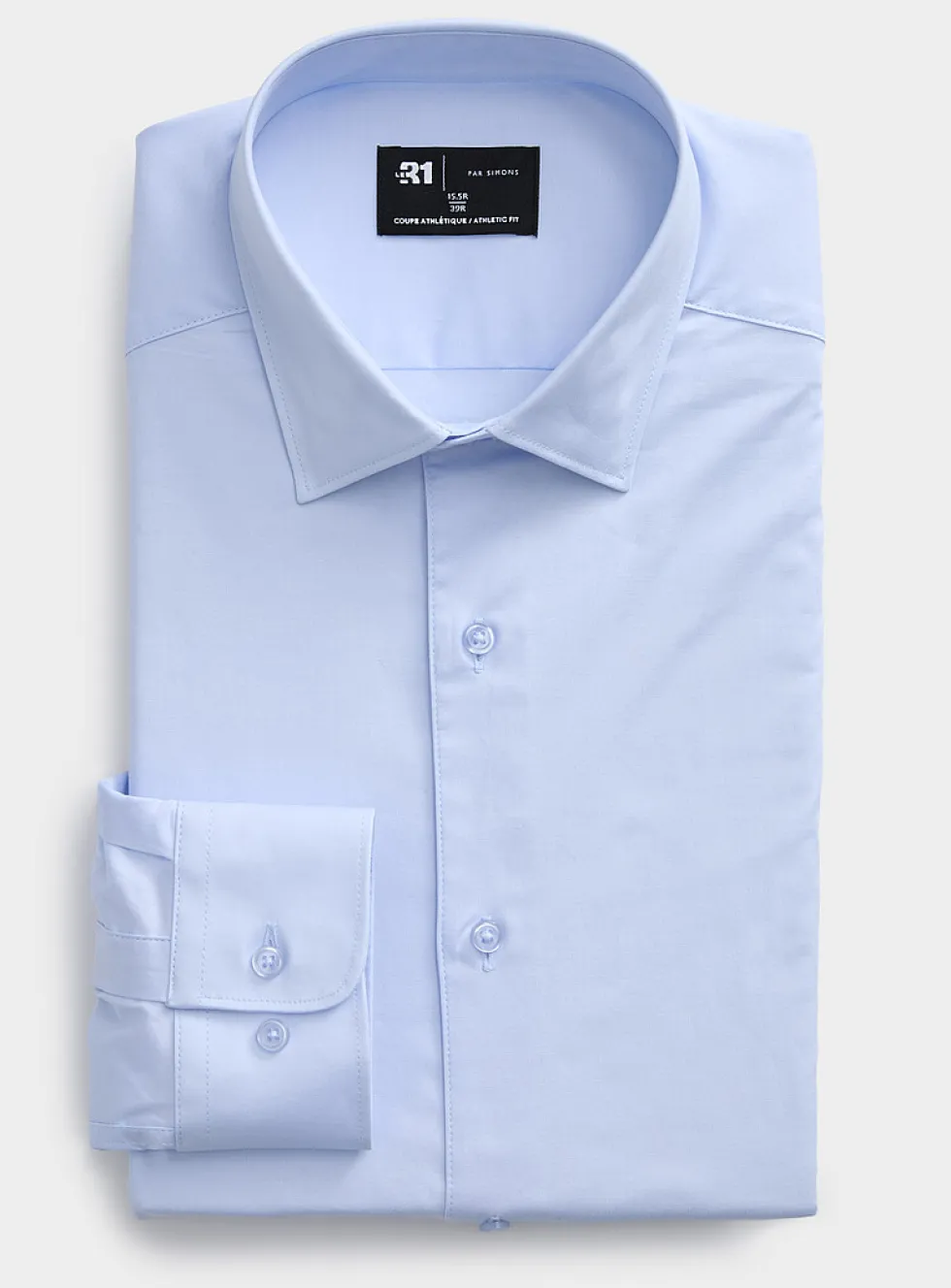 Stretch solid shirt