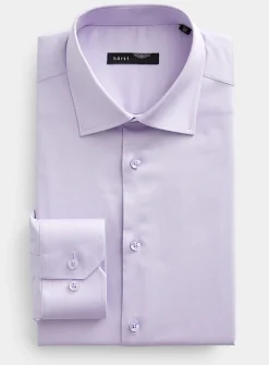 Stretch solid shirt