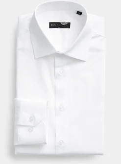 Stretch solid shirt