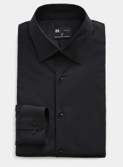 Stretch solid shirt