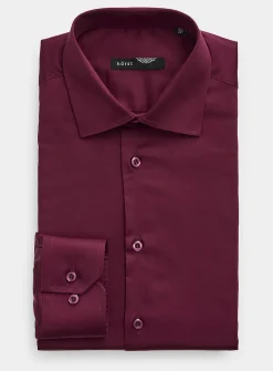 Stretch solid shirt