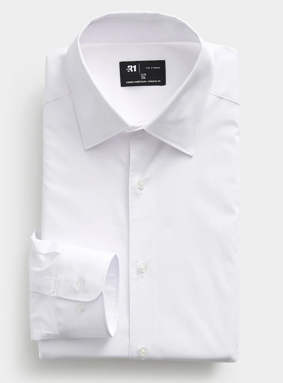 Stretch solid shirt