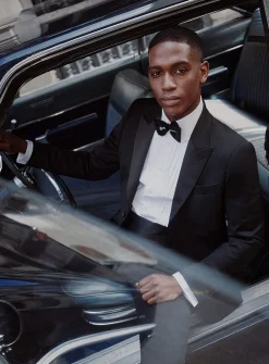 Stretch tuxedo jacket