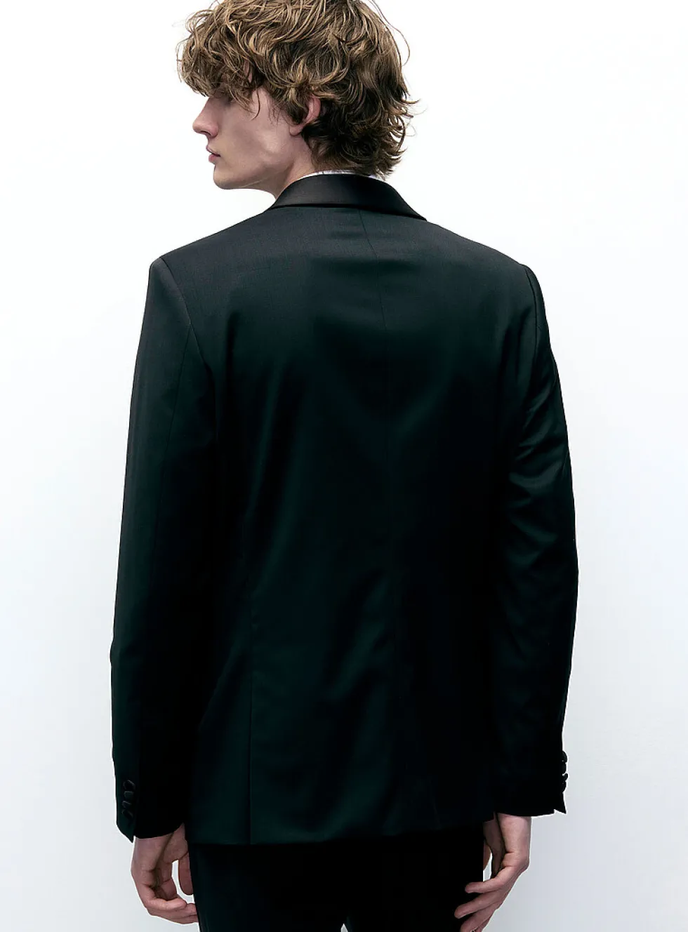 Stretch tuxedo jacket