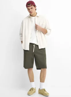 Stretch twill Bermudas