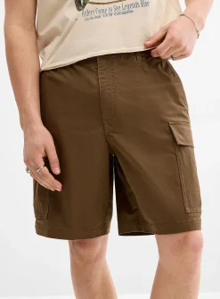 Stretch twill cargo Bermudas