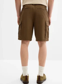 Stretch twill cargo Bermudas