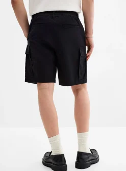 Stretch twill cargo Bermudas