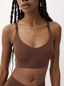 Stretch V-neck bralette