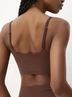 Stretch V-neck bralette