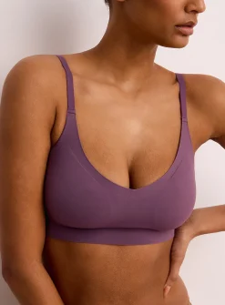 Stretch V-neck bralette