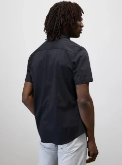 Stretch weave minimalist shirt