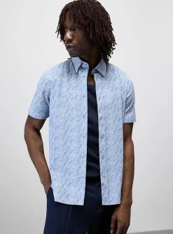 Stretch weave minimalist shirt