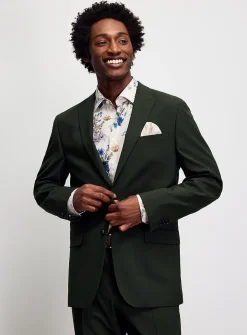 Stretch wool jacket