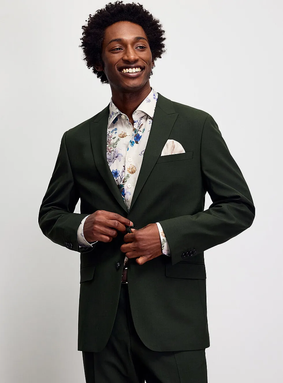Stretch wool jacket