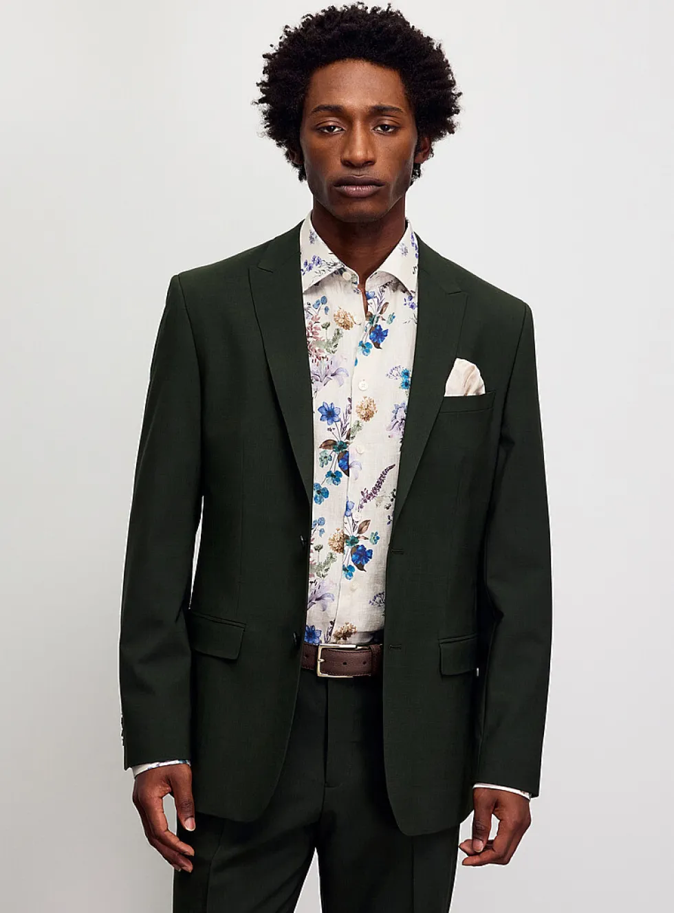 Stretch wool jacket