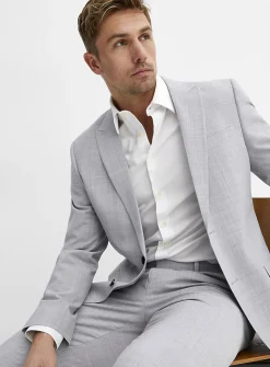 Stretch wool jacket