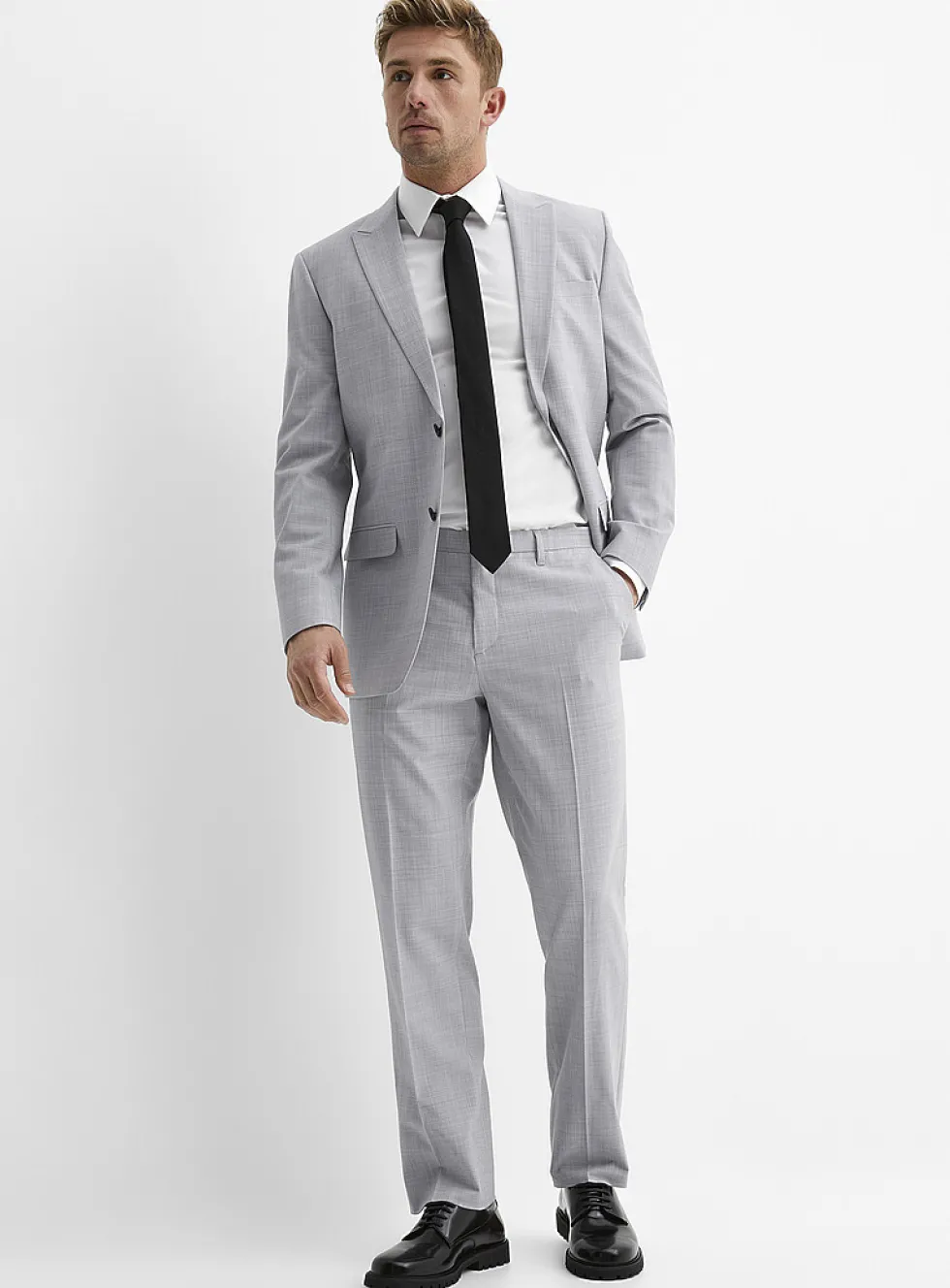 Stretch wool pant