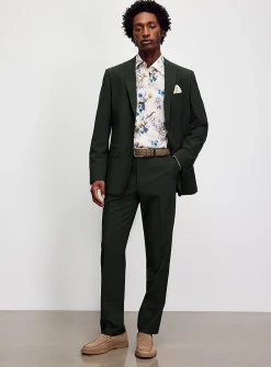 Stretch wool pant