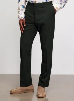 Stretch wool pant