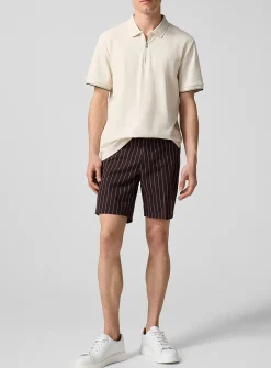 Striped brown short