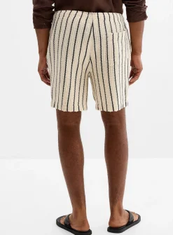 Striped crocheted short