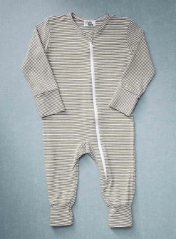 Striped grow-with-me pyjama