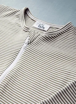 Striped grow-with-me pyjama