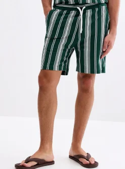 Striped knit short