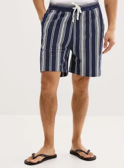 Striped knit short
