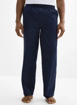 Striped poplin pyjama pant
