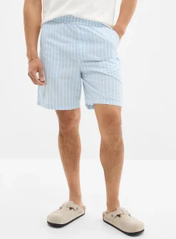 Striped seersucker Bermudas