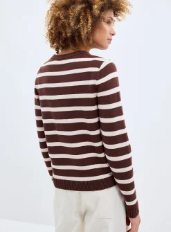 Striped soft sweater