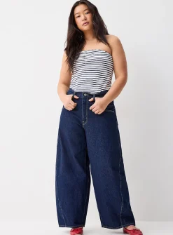 Striped tube top
