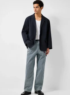 Striped workwear pant