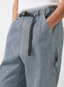 Striped workwear pant