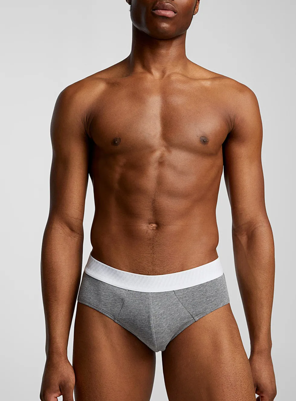Striped-band brief