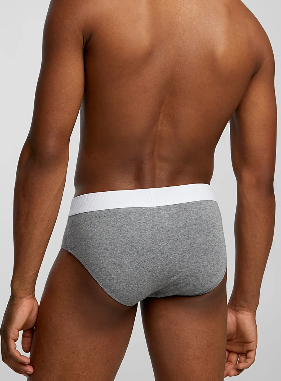 Striped-band brief
