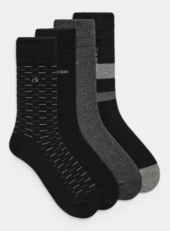 Striped/solid/lines dress socks
