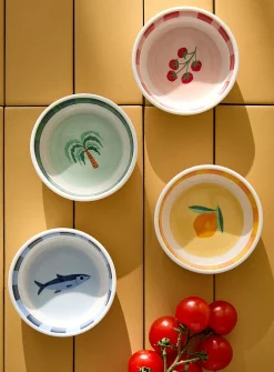 Stripes and summer patterns pinch bowls