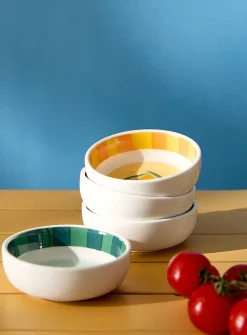 Stripes and summer patterns pinch bowls