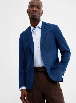 Structured chambray jacket